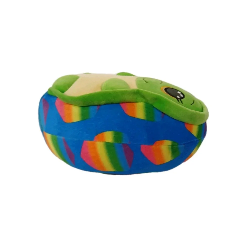 TY Beanie Squishies Plush‎ - SHRUGS Multicolored Turtle (10 inch) #Toy32